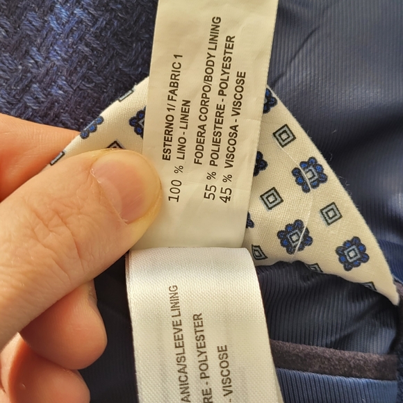 Linen jacket for men - Picture 3 of 5